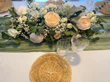 Load image into Gallery viewer, Event decor rental - Premium cheesecloth Table runners
